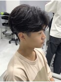 ニュアンスパーマ　フェザーショート　