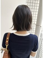 ラルジュ(large)&nbsp;(Large都筑)チャコールベージュ.切りっぱなしボブ.