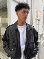 PARKiiiNG 心斎橋　ブリーチ/ダブルカラー/パーマ/メンズ【パーキング】&nbsp;ニュアンスパーマ