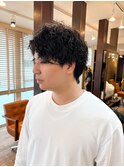 メンズツイスト×スパイラルで無造作ショート