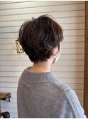 #ゆかのお客さま &nbsp;透け感ブラウンのエアリーショート