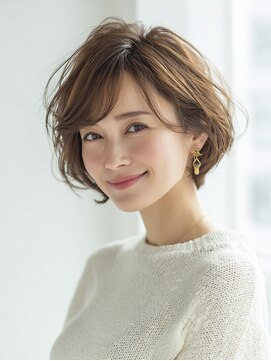 ビフィーノ リルネ(Bifino Rilune) 40代50代60代柔らかベージュショート