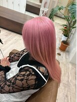ニュースエン(newseN:) ピンクベージュ/ダブルカラー/ケアブリーチ/髪質改善/新潟/万代