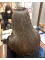 グレースバイハピネス(grace by happiness) ミルクブラウン髪質改善トリートメント×天使の艶カラー7.9