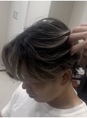 メンズバレイヤージュ×センターパート町田美容室
