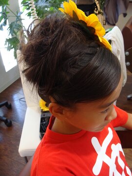 ビギンズ ヘア コウベ(BEGINS HAIR KOBE) お祭りアップ１