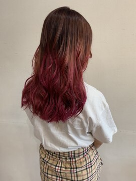 フリーズ 川西店(Freez) 【Freez】ピンクグラデーションカラー