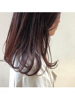 キー(kii)&nbsp;ボルドーカラー　赤髪　暖色　福岡　天神　今泉　薬院