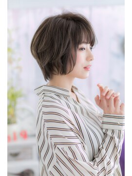 ヘアアンドビューティー ミック(Hair & Beauty miq) エアリーカールでニュアンス感…女っぽエッジショートa