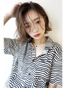 ヘアーワークス ヘルム 渋谷店(HAIR WORKS HELM) 【HELM渋谷】フェミニンレイヤーボブ