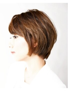 ナンバー ジェミカ 札幌(N° jemica) 大人かわいいブランジュ前下がりボブ