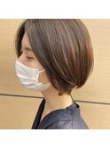 ショート、大人ベージュ、ブリーチなし◎20代30代40代50代