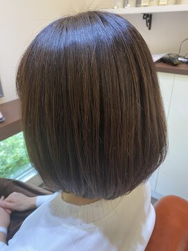 アビタ ヘアーメイク(Habita Hair+Make) ナチュラルセミボブスタイル