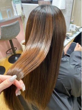 カームバイリコ 学芸大学(calm by liko) 美髪/大人かわいい/こなれミディ/サンドベージュ[学芸大学]