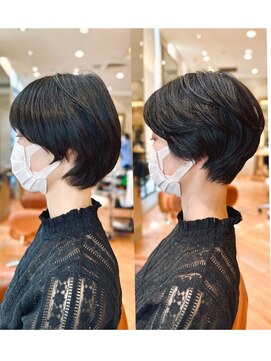 ビュートリアム265(BEAUTRIUM 265) くびれショート/ショートパーマ/大人マッシュ/30代髪型40代髪型