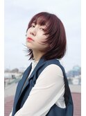 ウルフ/レイヤーカット/艶カラー/髪質改善カラー