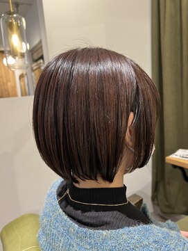 ムーン(moon) #イメチェンヘアスタイル#チェリーブラウン#フェミニンロング