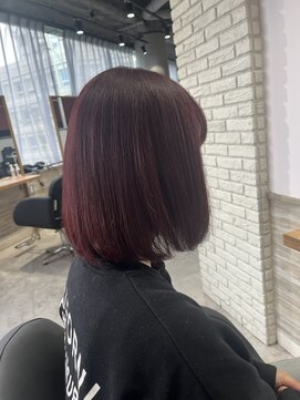 リーオオサカ(Lee Osaka) ワインレッド×東芽生