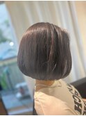 大人可愛いパープルブラックネイビーグレーマチルダボブ代官山