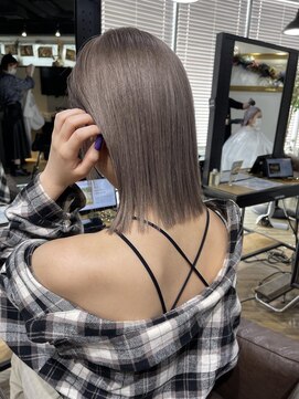 アルカナ 明治神宮前原宿(ARCANA) 切りっぱなしボブ エアリーロング 美髪 ピンクブラウン