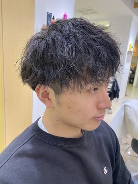 アデイ マチノマ大森店(AdAy) 無造作に簡単セットできまる！　メンズパーマ