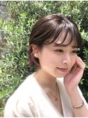 ショートボブ/イヤリングカラー/30代/代官山/中目黒