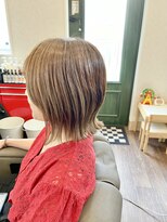 ギャビー(GABBY)&nbsp;外ハネ 切りっぱなしボブ