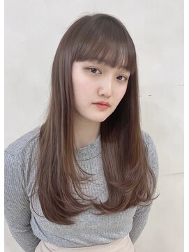 ユーフォリア 銀座(Euphoria) 20代30代　ストレート　顔周りレイヤー　艶感