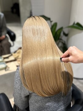 ナイン バイ アソビ 銀座(Nyne by asobi) ブリーチ毛専用髪質改善[ブリーチ縮毛矯正/酸性ストレート/艶髪]