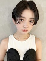 パーク(PARK)&nbsp;【PARK】ハンサムショート×グレージュブラック