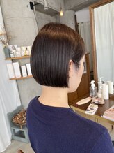 アオゾラヘアーヒカリノモリ(AOZORAHAIR hikarinomori) ミニボブ＊シンプルストレート