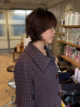 リンネ(Lin'ne) ショート、ボブのいいとこ取り外国人ぽく『ニュアンスパーマ』