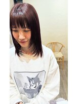 シフト(SHEEFT) ラベンダーミルクティー大人可愛いレイヤーカット