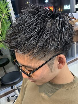 ヘアークリアー 川口鳩ケ谷 アップバングスタイル