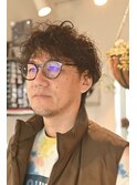 over35age/ラフスパイラルパーマ