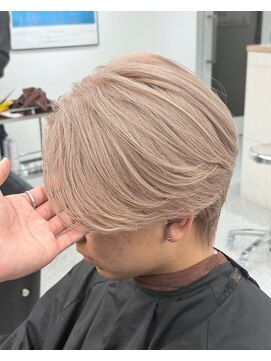 メンズペレ 渋谷(MEN'S PELE) スペインカール/スパイキーショート/ブルーブラック/渋谷