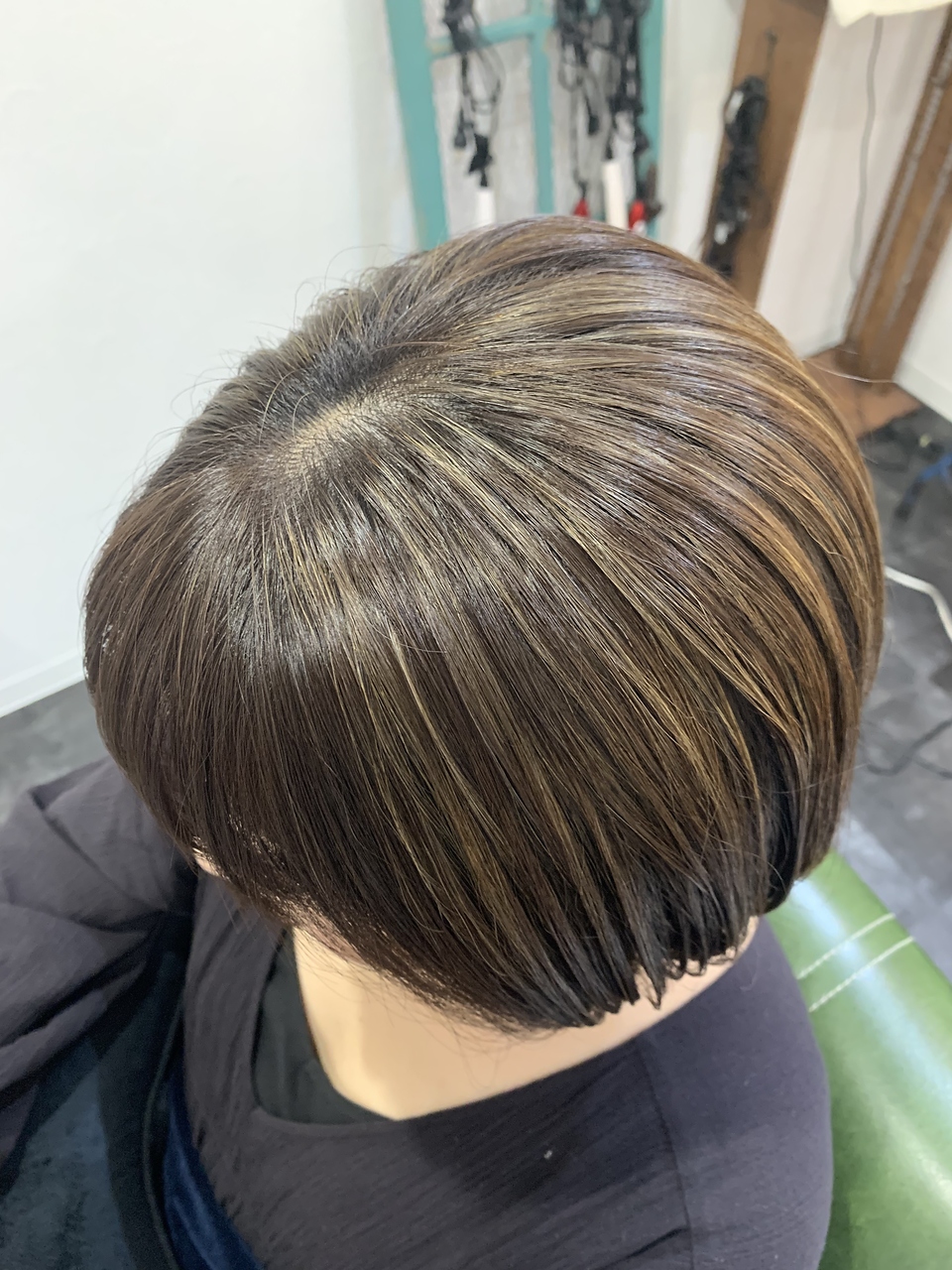 トーメイ(tomei) 白髪ぼかしカラー×ハイライト