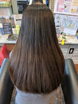 フロンジュ(frange)の写真/【神戸/滝の茶屋】髪はもちろん体にも優しい。オーガニックのカラー剤であなたもヘルシービューティ♪