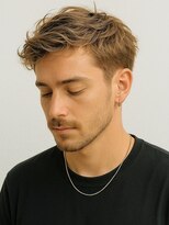 アンドヘアサロン(AND hair salon)&nbsp;ワインバーのイケメン/刈り上げショート/ニュアンスデザイン