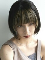 エミュ 表参道 青山(emu)&nbsp;【emu井上信洋】前髪ハイライトでおしゃれミニボブ【エミュ】