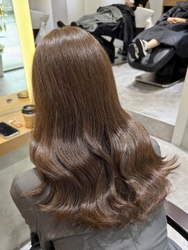サロンドミルク 新百合ヶ丘店(salon de MiLK) ★ココアブラウンナチュラルブラウン暗めカラーデザインカラー