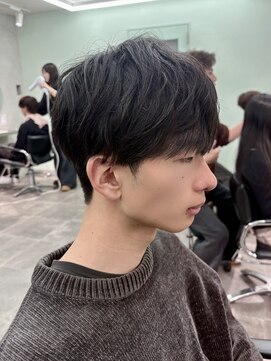 ジーニー 千葉(GENiE) 刈り上げマッシュ/シャドウパーマ風セット/大堰龍吾