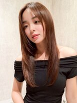 ケーツー エソラ池袋店(K-two)&nbsp;レイヤーカット*ストレートヘアー*ロングヘア*髪質改善*顔周り