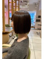 アース モード 新小岩店(EARTH/M)&nbsp;マロンブラウン×ボブ