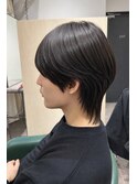 毛流れメンズウルフカット