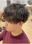 メンズパーマニュアンスパーマ波巻パーマシャドウパーマメンズ