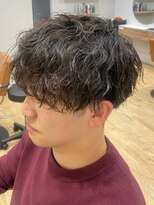 オリバイオハナ(Oli by ohana) メンズパーマニュアンスパーマ波巻パーマシャドウパーマメンズ