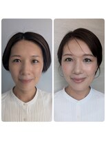 シュクレアミ 福島(sucre ami) 爽やか夏らしいスモーキーメイク【福島/ヘアメイク】