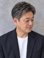 ラベルム バイ エーケー メンズ(La Belleme by AK for Men)&nbsp;グレイヘア×大人サイドパート