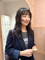 メルト 西梅田店(melt)&nbsp;ラフな質感のニュアンスロング